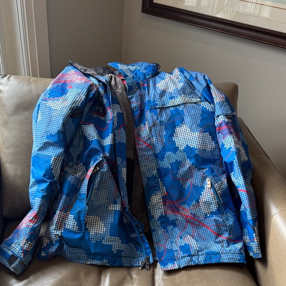 Stylish Kids Blue and Pink Patterned Raincoat